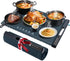 DTPTCIM Food Warming Tray,10-Second Fast Heating,7 Temperature Settings with Timer & Overheat Protection.Warming