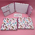 Nicepaper Cute Weekly Organizer Self-Stick Notes, Pastel Memo Pad Set with Feather Shapes, Perfect for Weekly Note