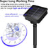 YAOZHOU 2Pack 200LED 66Ft 8 Solar Fairy String Lights for Outside, Outdoor Waterproof, Cool White Total Modes Mini Mini