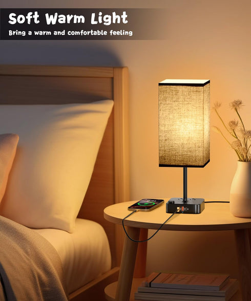 16 Dimmable RGB Table Desk Lamp with Million Colors & Music Sync | Smart Color Changing Nightstand Light Stepless