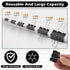 Yexiya 1000 Pcs Binder Clips Bulk, Assorted Sizes Black Paper Clips for School Teachers and Office Supplies