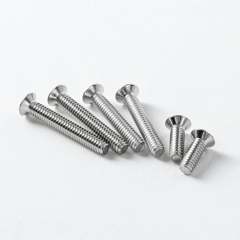 5/32-32 x 3/8'' (100Pack) Flat Head Machine Screw, Phillips Drive, 304 Stainless Steel 18-8, Bright Finish, Fully