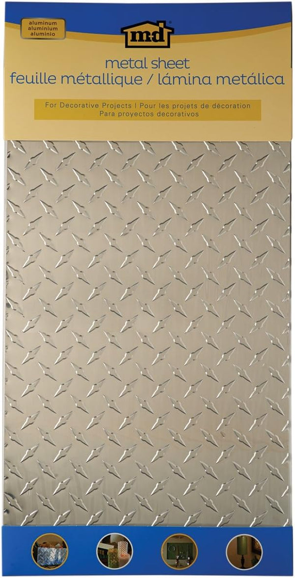 M-D Building Products 57320 Decorative Diamond Tread Aluminum Sheet