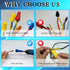 Wire Nut Driver, Spin Twist Wire Connector Tool with 1/4" Chuck, 2 Wire Twister Tools + 100 Wire Caps