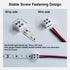 30 PCS Solderless 2 Pin LED Strip Light Connectors, 10mm for 5-24v Single Color LED Light Tape with Screwdriver