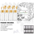 PrettyCare Eye Dropper Bottle 0.5 oz, 24 Pack Clear Glass Bottles with Golden Caps for Essential Oils