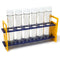 Steve Spangler's Large Plastic Test Tubes & Rack, Includes 6 Bottles and 1 Rack