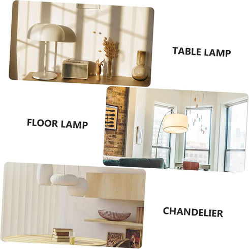 DIYEAH Paper Sphere Lamp Shade Green Decorative Light Cover for Ceiling Table and Floor Lamps Warm Atmosphere Bedroom