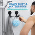 TAILI Shower Razor Holder Suction Cup, 2 Packs Heavy Duty Reusable Vacuum Suction Hooks for Bathroom