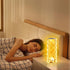 Crystal Table Lamp (Touch & Remote), RGB 16 Colors Changing Lamp, Rechargeable Crystal Night Light for Bedroom, Party