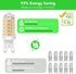 G9 Bulb 2700K 430 3W 40W T4 G9 360Beam 120V Non-Dimmable G9 Bulbs 6 Pack BUBO LED Soft White Lumens, Equivalent Halogen