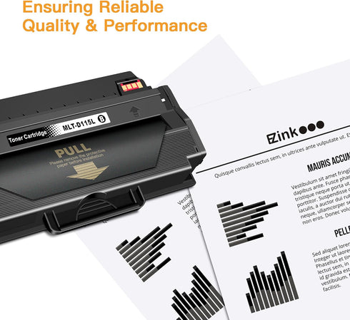 E-Z Ink Compatible Toner Cartridge for Samsung 115 115L, High Yield, Black, 1 Pack