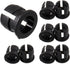 BOJACK 100 Pieces Black Plastic 5mm LED Holder, LED Bezel Holder for Light Emitting Diode Mounting