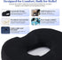 Tailbone EPSCY Memory Foam Donut Cushion for Coccyx, Hemorrhoid, Sciatica & Pain Relief - Pressure Reducing Seat