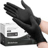 FifthPulse Black Vinyl Disposable Gloves - Powder and Latex Free Medical Exam