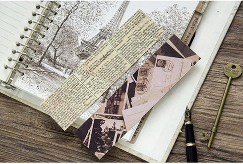 Vintage Style Bookmarks for Women & Men - 30PCS Retro Collection