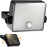 2200mAh Solar Motion Sensor Outdoor Lights with Auto Head-up, LED Solar Security