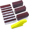 POLIWELL Micro Sanding Tools - 3.5 x 1 Detail Sander Kit with Sandpaper for Crafts Wood Finishing, 120 PCS