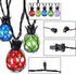 10 Bulbs Decor(10FT Vigdur Pineapple String Lights - Outdoor Patio Lights Plug in with Pineapple Connectable, Indoor