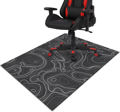 QDJGSDDGM Gaming Chair Mat for Carpet Hardwood Tile Floor,36"x48" Gaming Rug for Gaming