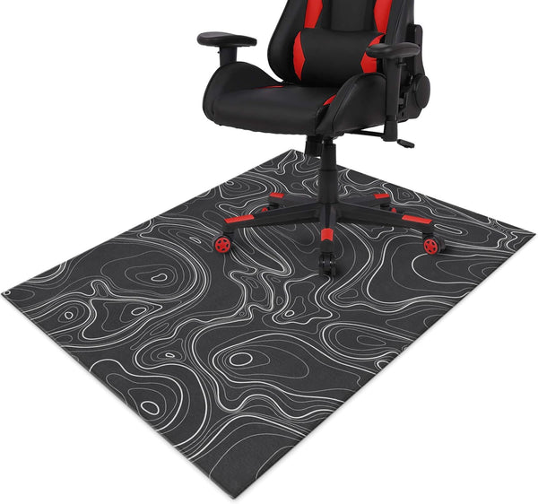 QDJGSDDGM Gaming Chair Mat for Carpet Hardwood Tile Floor,36"x48" Gaming Rug for Gaming