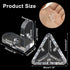 Piutouyar 20 Pack Acrylic Corner Brackets, Clear L-Shaped & Triangle Corner Brace Decorative Corner Brace Support Shelf