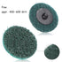 Yakamoz 15pcs 2 Inch Roll Lock Surface Conditioning Sanding Disc with Roll Lock Disc Pad Holder, Quick Change R-Type