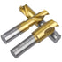 Yakamoz 3Pcs Spot Weld Drill Bit Set - Cobalt Spot Weld Cutter, Titanium Coated Removal Tool