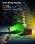 12W 120V Dimmable 2Pack HIBOITEC Christmas Spotlight Outdoor with Plug Timer Color Changing Landscape Lighting