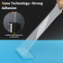 KUSUFEFI Heavy Duty Double Sided Adhesive Tape, 2 Rolls Total 20FT, Clear Removable Poster Tape for Home and Office