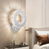 Buccleuch LED Crystal Wall Sconce, Bright Adjustable Color Wall Sconce Light Fixture