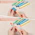 6 Pack PATIKIL Fluorescent Yellow Highlighters, Gel High Lighters No Bleeds Highliters Pens Wax Crayon Neon Clear View