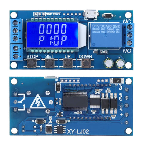 XY-LJ02 Cycle Trigger Delay Timer Switch Circuit Electronic Relay Module