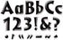 Barker Creek 2" Letter Pop-Outs 2-Pack, Black Tie Affair - 1352 Colorful Letters, Numbers & Punctuation Marks