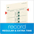 TOPS Weekly Employee Time Cards - One Sided Time Tracking Cards, Green Ink Print, 9" x 3.5", Manila Stock, 500 Cards