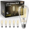 TJOY Edison Light Bulbs 60W Equivalent, Dimmable Vintage LED, E26 Medium Base, 6 Pack
