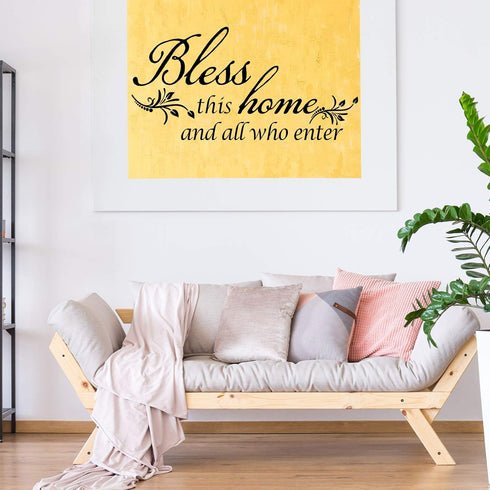 Zonon 3 Sheets Vinyl Wall Quote Stickers, Inspirational Love Faith Hope Family Motivational Wall Decals for Home School