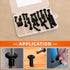 25 PCS Assortment Kit of 1/4-20 Flat Head Socket Head Screws, Stainless Steel 18-8 (304), Black Finish, Fully Threaded
