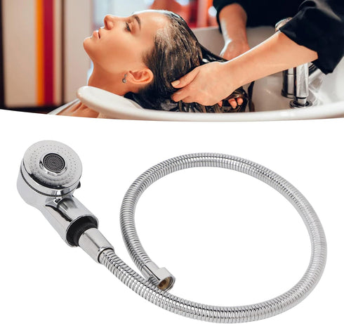 70cm Set, Shampoo Bed Faucet Kit with Flexible Water Hose - Professional Salon Shampoo Basin Faucet High Strength