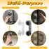 Huakaile 2 Pieces Transparent Suction Cup Handle for Sliding Glass Door, Hole-Free Waterproof Suction Grab Bars