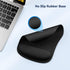 TECKNET Mouse Pad with Wrist Support, Ergonomic Gaming Mouse Pad, Non-Slip Base, Waterproof Surface, Black