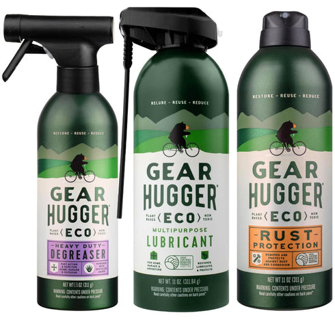 Gear Hugger Lubricant, Degreaser & Rust Remover - Eco-Friendly (11 oz, Pack