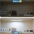 Counter Closet 5-Pack, 6500K Motion Sensor Under Cabinet Lights, Magnetic Rechargeable Under Light, Wireless Night