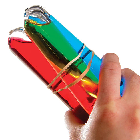 Steve Spangler's 15 Pack Large Plastic Test Tubes with Caps for Kids