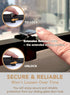 GT-DB006 (19"- 51" 3 Greatim Sliding Door Security Lock Bar, Child Proof Sliding Door Lock Bar with Anti Lift Lock
