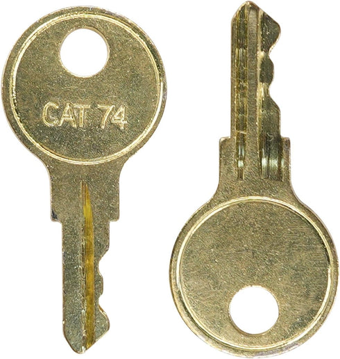 CAT74 33043 74 (Pack 6) Dispenser Keys for Toilet Paper Towel Janitor Cat Dispenser