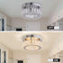 K9 Small Modern Small Crystal LED Chandelier Mini Flush Mount Round Ceiling Light Fixture Crystal Ceiling Lamp