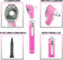 OdontoMed2011 Set 1 Bulb 'Mini Fiber Optic Otoscope Light Pink (Pocket Size) ENT Diagnostic + Extra Free Quality