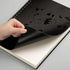 EMSHOI A4 Spiral Notebook, 11.2" X 8.27", 300 Pages, 100gsm Thick Paper, Black for School Work Writing