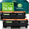 GREENBOX Compatible Toner Cartridge for Brother TN760, TN730 for HL-L2350DW, DCP-L2550DW (2 Black)